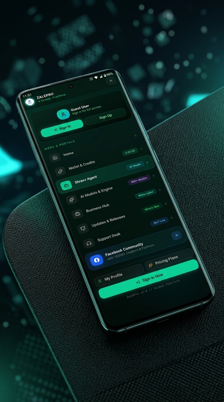 Shravz Mobile Workspace Navigation